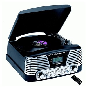 Une platine CD/tourn
